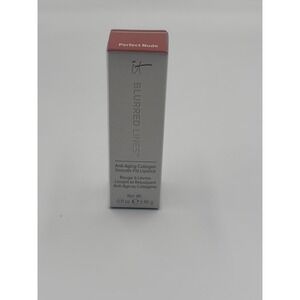 IT Cosmetics Blurred Lines Anti-Aging Collagen Lipstick Perfect Nude 0.11oz New